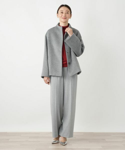 Leilian / レリアン その他アウター | ハイネックショートコート【CINZIA ROCCA】 | 詳細4