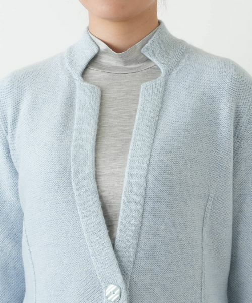 Leilian / レリアン テーラードジャケット | ラメニットジャケット | 詳細10