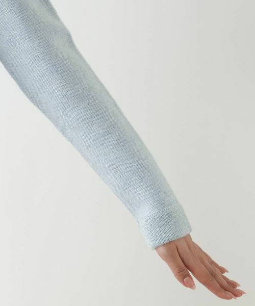 Leilian / レリアン テーラードジャケット | ラメニットジャケット | 詳細13