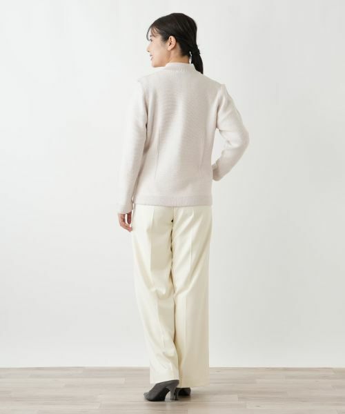 Leilian / レリアン テーラードジャケット | ラメニットジャケット | 詳細3