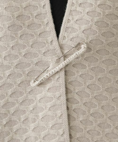 Leilian / レリアン テーラードジャケット | ラメ幾何学柄ニットベスト | 詳細16