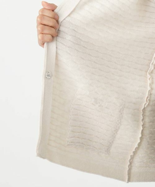 Leilian / レリアン テーラードジャケット | ハイネックラメニットジャケット | 詳細16