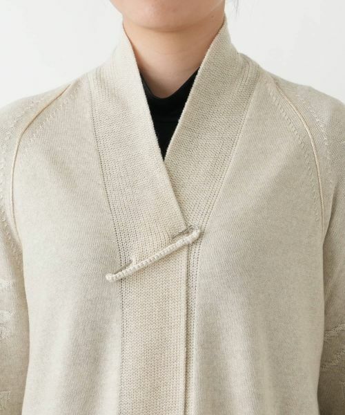 Leilian / レリアン カーディガン・ボレロ | 刺繍入りラメニットカーディガン | 詳細11