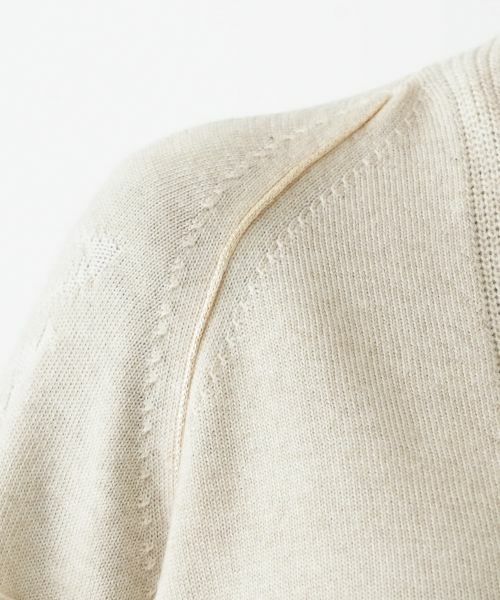 Leilian / レリアン カーディガン・ボレロ | 刺繍入りラメニットカーディガン | 詳細17