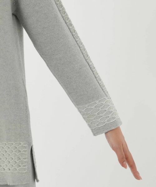 Leilian / レリアン ニット・セーター | ラメ刺繍ハイネックニット | 詳細12