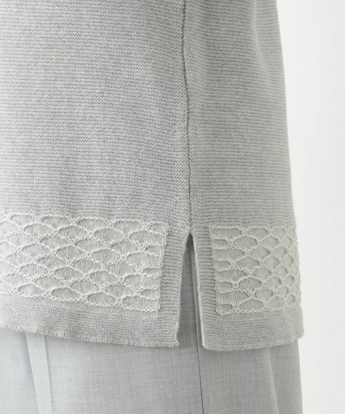 Leilian / レリアン ニット・セーター | ラメ刺繍ハイネックニット | 詳細14