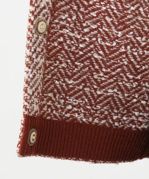 Leilian / レリアン テーラードジャケット | ヘリンボーン比翼ジャケット | 詳細17