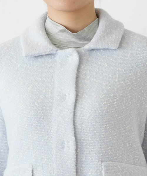 Leilian / レリアン テーラードジャケット | ステンカラーニットジャケット | 詳細10