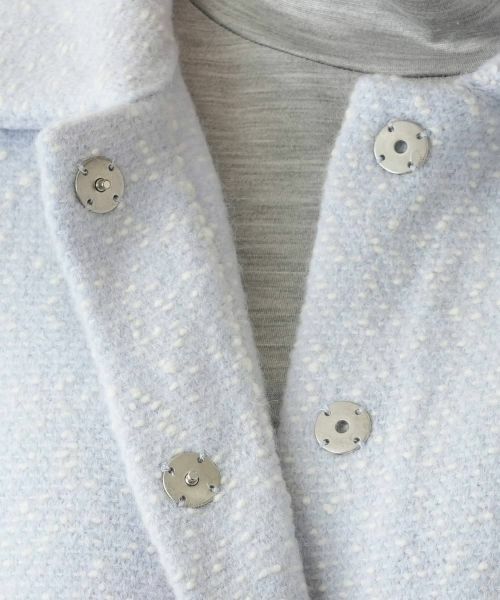 Leilian / レリアン テーラードジャケット | ステンカラーニットジャケット | 詳細14