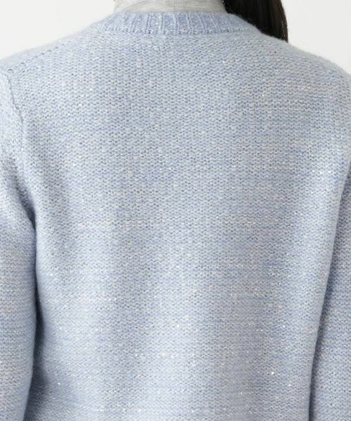 Leilian / レリアン カーディガン・ボレロ | スパンコール混ニットカーディガン | 詳細11