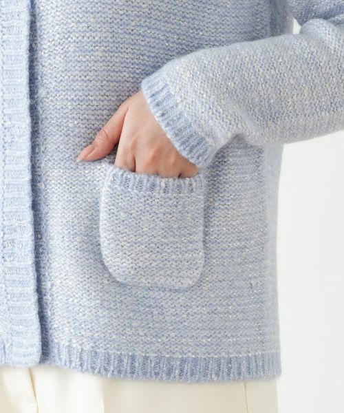 Leilian / レリアン カーディガン・ボレロ | スパンコール混ニットカーディガン | 詳細13