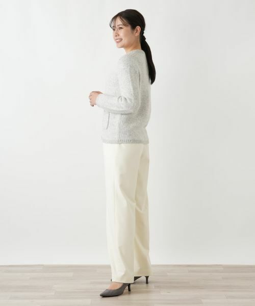 Leilian / レリアン カーディガン・ボレロ | スパンコール混ニットカーディガン | 詳細2