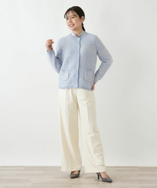 Leilian / レリアン カーディガン・ボレロ | スパンコール混ニットカーディガン | 詳細4