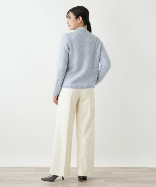 Leilian / レリアン カーディガン・ボレロ | スパンコール混ニットカーディガン | 詳細6