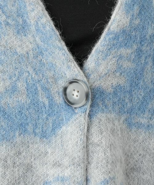 Leilian / レリアン テーラードジャケット | 花柄Vネックニットジャケット【BIANCA LANCIA】 | 詳細16