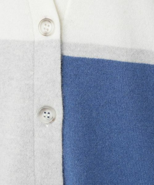 Leilian / レリアン カーディガン・ボレロ | カラーブロックカーディガン【HAND】 | 詳細13