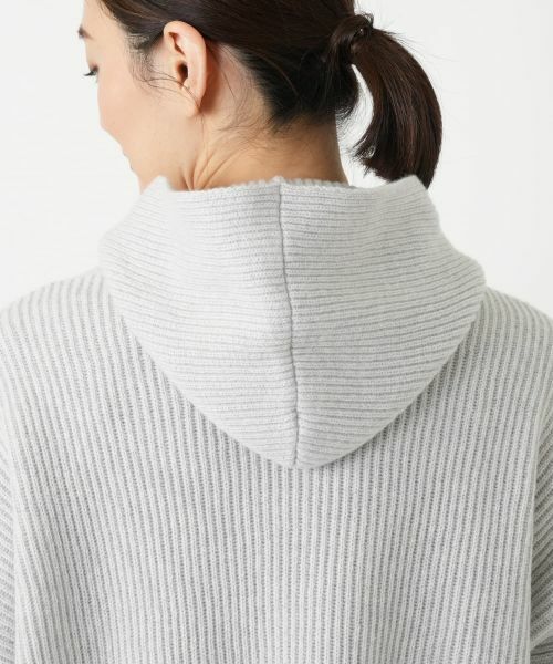 Leilian / レリアン テーラードジャケット | フーデッドニットジャケット【HAND】 | 詳細11