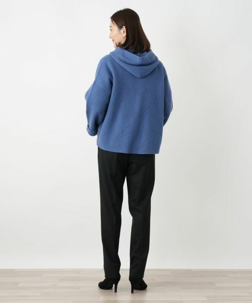 Leilian / レリアン テーラードジャケット | フーデッドニットジャケット【HAND】 | 詳細3