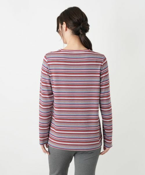 Leilian / レリアン カットソー | ボーダースリットカットソー【BIANCA LANCIA】 | 詳細9