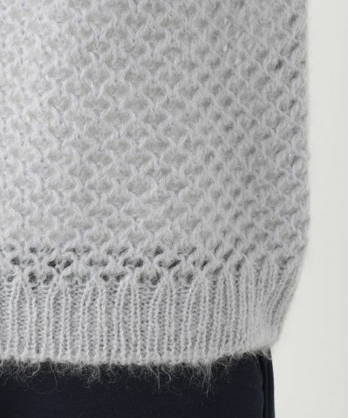 Leilian / レリアン テーラードジャケット | 格子編みニットベスト | 詳細10