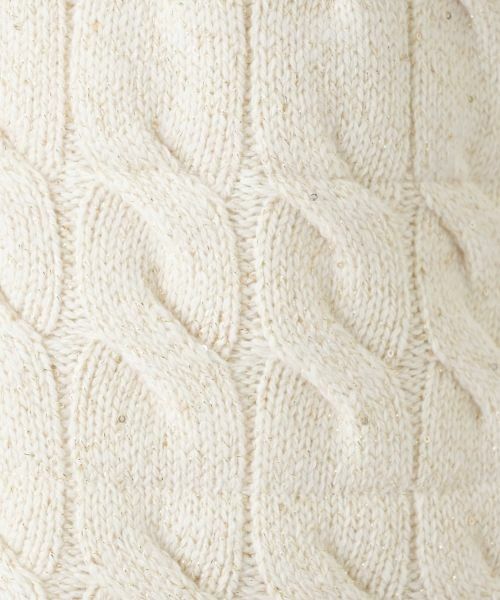 Leilian / レリアン テーラードジャケット | ケーブルニット切替ハイネックベスト | 詳細13
