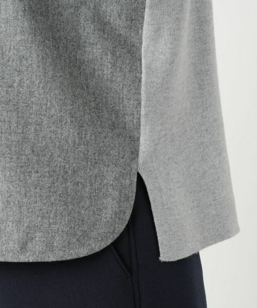 Leilian / レリアン シャツ・ブラウス | 切替ニットブラウス | 詳細10