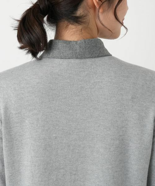 Leilian / レリアン シャツ・ブラウス | 切替ニットブラウス | 詳細8