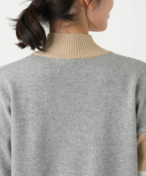Leilian / レリアン ニット・セーター | シルク混配色ハイネックニット | 詳細8