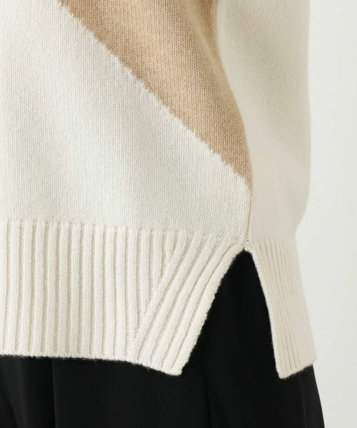 Leilian / レリアン ニット・セーター | シルク混配色ハイネックニット | 詳細10