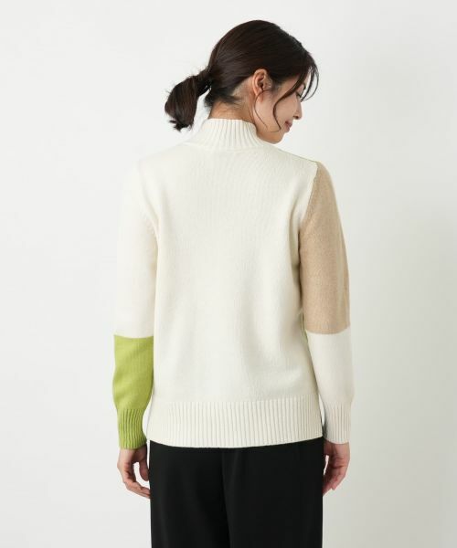 Leilian / レリアン ニット・セーター | シルク混配色ハイネックニット | 詳細6