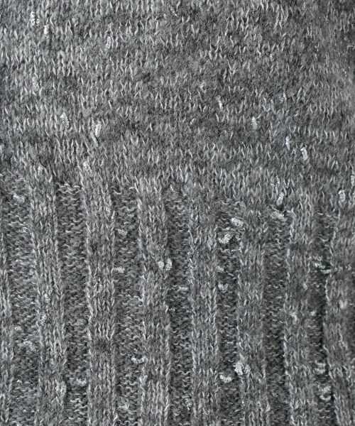 Leilian / レリアン カーディガン・ボレロ | ラメVネックカーディガン | 詳細12