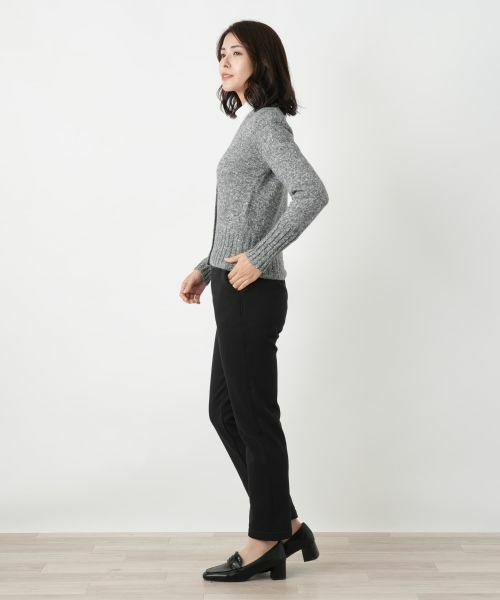 Leilian / レリアン カーディガン・ボレロ | ラメVネックカーディガン | 詳細2