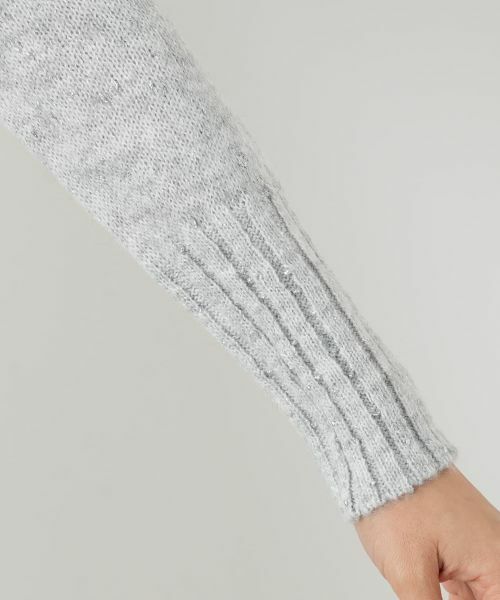 Leilian / レリアン ニット・セーター | ラメハイネックニット | 詳細9