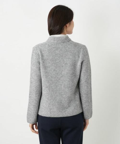 Leilian / レリアン テーラードジャケット | アルパカ混ニットジャケット | 詳細6