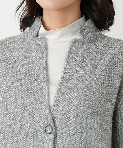 Leilian / レリアン テーラードジャケット | アルパカ混ニットジャケット | 詳細7