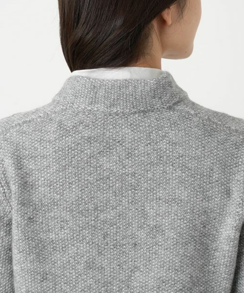Leilian / レリアン テーラードジャケット | アルパカ混ニットジャケット | 詳細8
