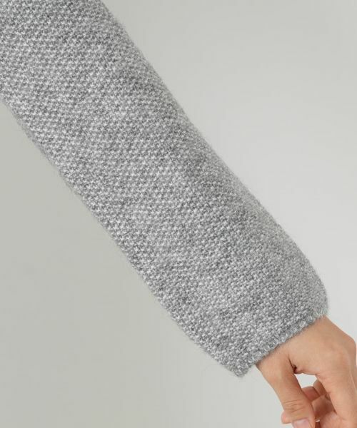 Leilian / レリアン テーラードジャケット | アルパカ混ニットジャケット | 詳細9