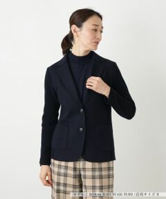 Leilian / レリアン テーラードジャケット | 異素材切替ジャケット【Leilian WHITE LABEL】