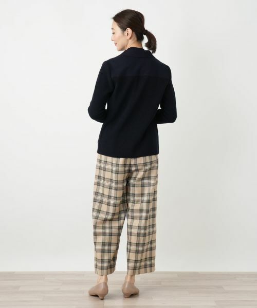 Leilian / レリアン テーラードジャケット | 異素材切替ジャケット【Leilian WHITE LABEL】 | 詳細3