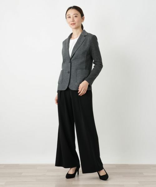 Leilian / レリアン テーラードジャケット | 異素材切替ジャケット【Leilian WHITE LABEL】 | 詳細4