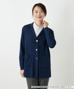 Leilian / レリアン カーディガン・ボレロ | ラペルドカーディガン【Leilian WHITE LABEL】