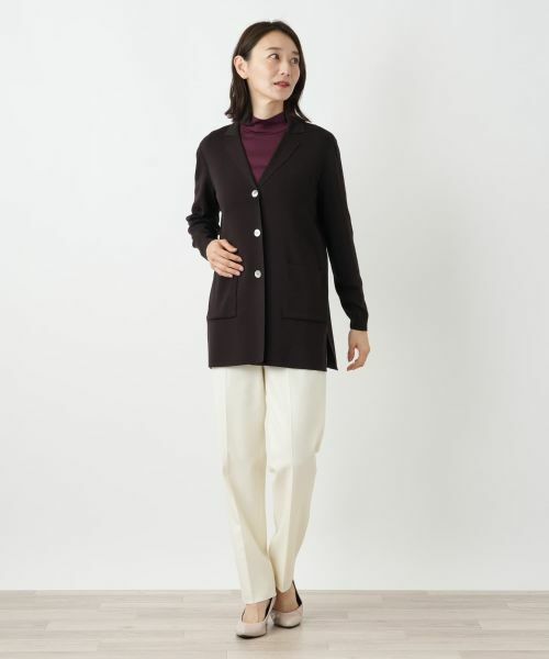 Leilian / レリアン カーディガン・ボレロ | ラペルドカーディガン【Leilian WHITE LABEL】 | 詳細1