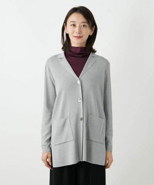 Leilian / レリアン カーディガン・ボレロ | ラペルドカーディガン【Leilian WHITE LABEL】 | 詳細10