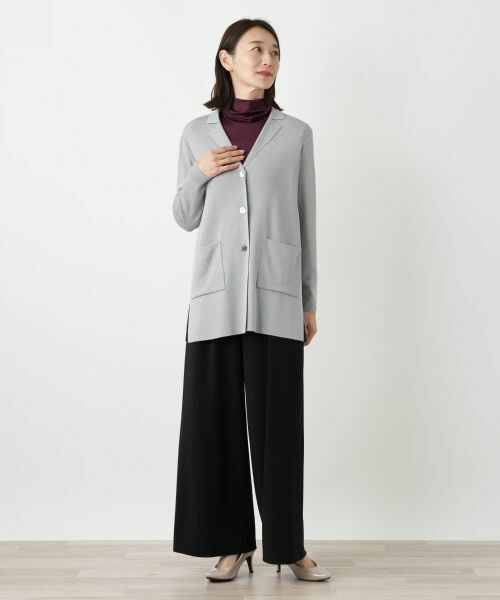 Leilian / レリアン カーディガン・ボレロ | ラペルドカーディガン【Leilian WHITE LABEL】 | 詳細7