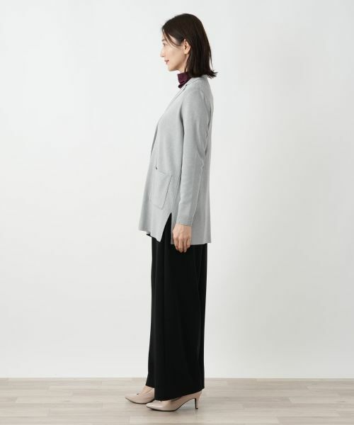 Leilian / レリアン カーディガン・ボレロ | ラペルドカーディガン【Leilian WHITE LABEL】 | 詳細8