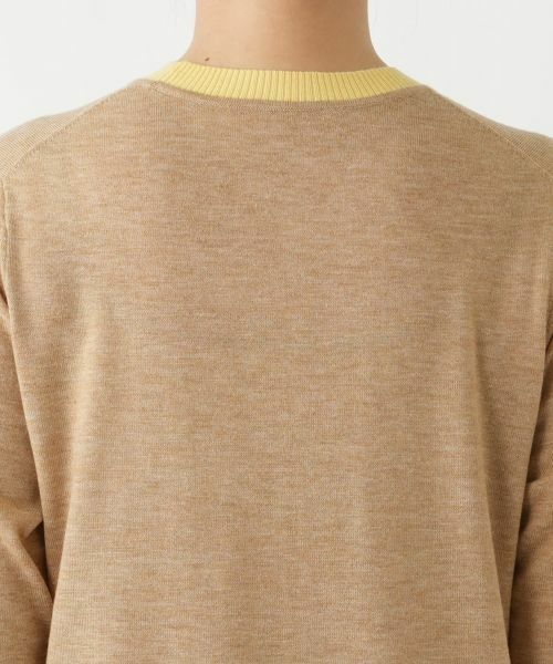 Leilian / レリアン ニット・セーター | ボーダー切替クルーネックニット【Leilian WHITE LABEL】 | 詳細11