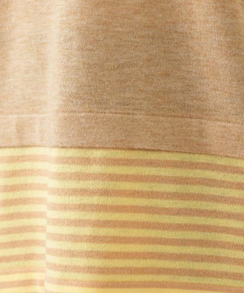 Leilian / レリアン ニット・セーター | ボーダー切替クルーネックニット【Leilian WHITE LABEL】 | 詳細14