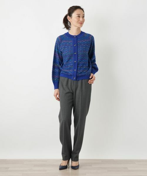 Leilian / レリアン カーディガン・ボレロ | クルーネックカーディガン【Leilian WHITE LABEL】 | 詳細1