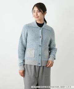 Leilian / レリアン カーディガン・ボレロ | ネップツイード調カーディガン【25年10月カタログ】