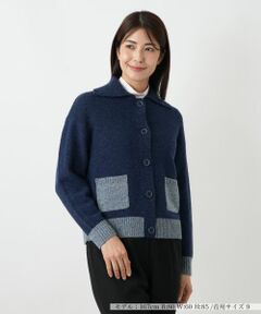 未使用級 現行 レリアン カーディガン 13+ 大きいサイズ ライトブルー カーディガン|レリアン | レリアン公式オンラインストア